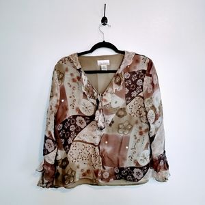 Silk vintage top